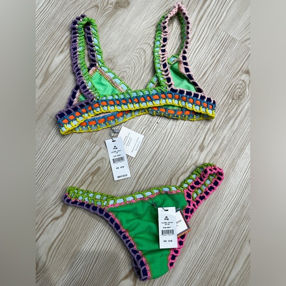 Ferrarini PQ Swim Kiwi Reef Crochet Bikini Set - Picture 9 of 10